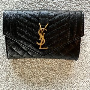 Authentic YSL compact wallet